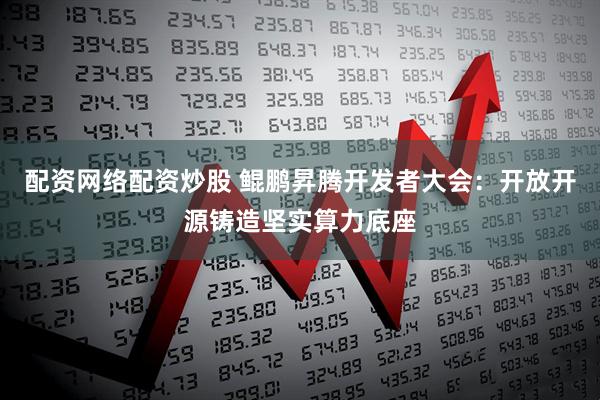 配资网络配资炒股 鲲鹏昇腾开发者大会：开放开源铸造坚实算力底座